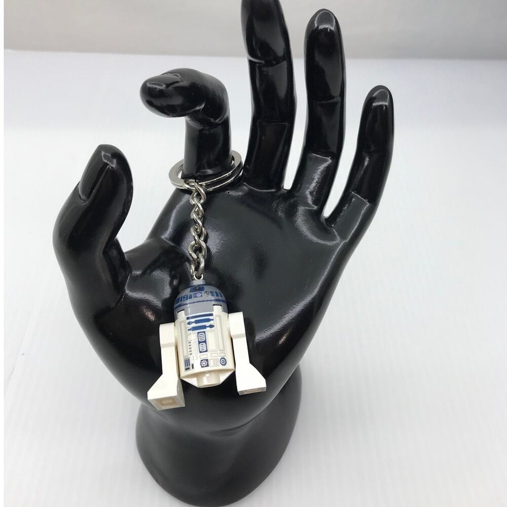 Retro Lego Star Wars R2-D2 A New Hope Minifigure Collectible Keychain